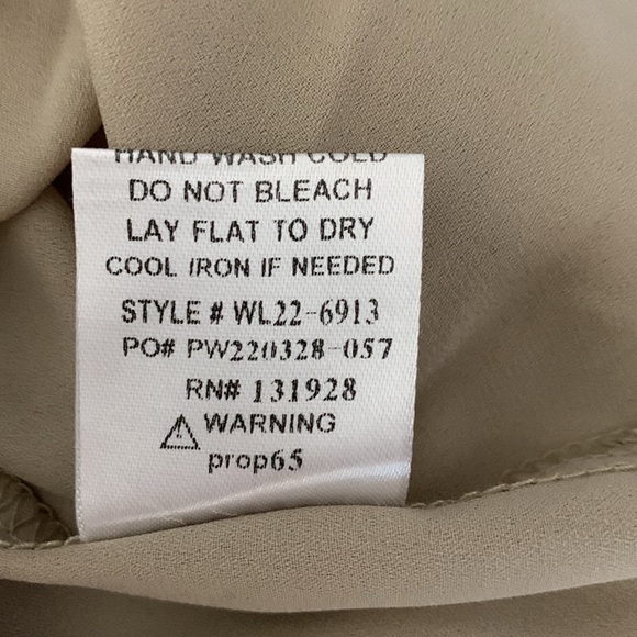 The POST Jennifer Tank Taupe square neck sleeveless tank - Picture 5 of 5